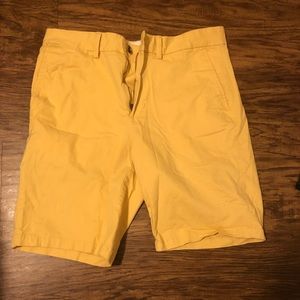 Old Navy Slim Yellow Chino Shorts